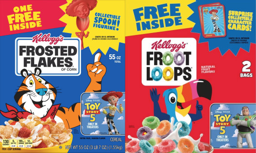 Kellogg's Brings Back Blind Box Toys with Toy Story 5 Cereal Promotion