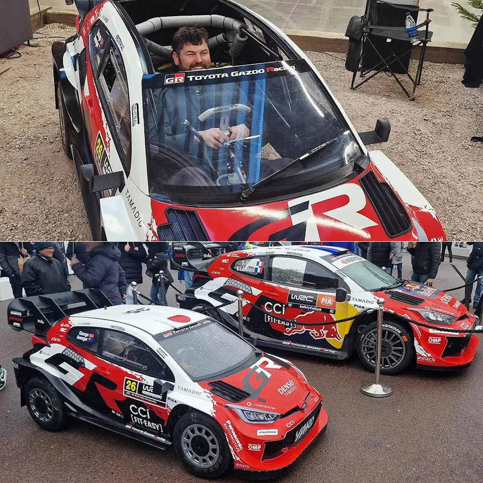 This Half-Scale Toyota GR Yaris Rally Car Is the Ultimate Garage-Built Toy Model for Grown-Ups
