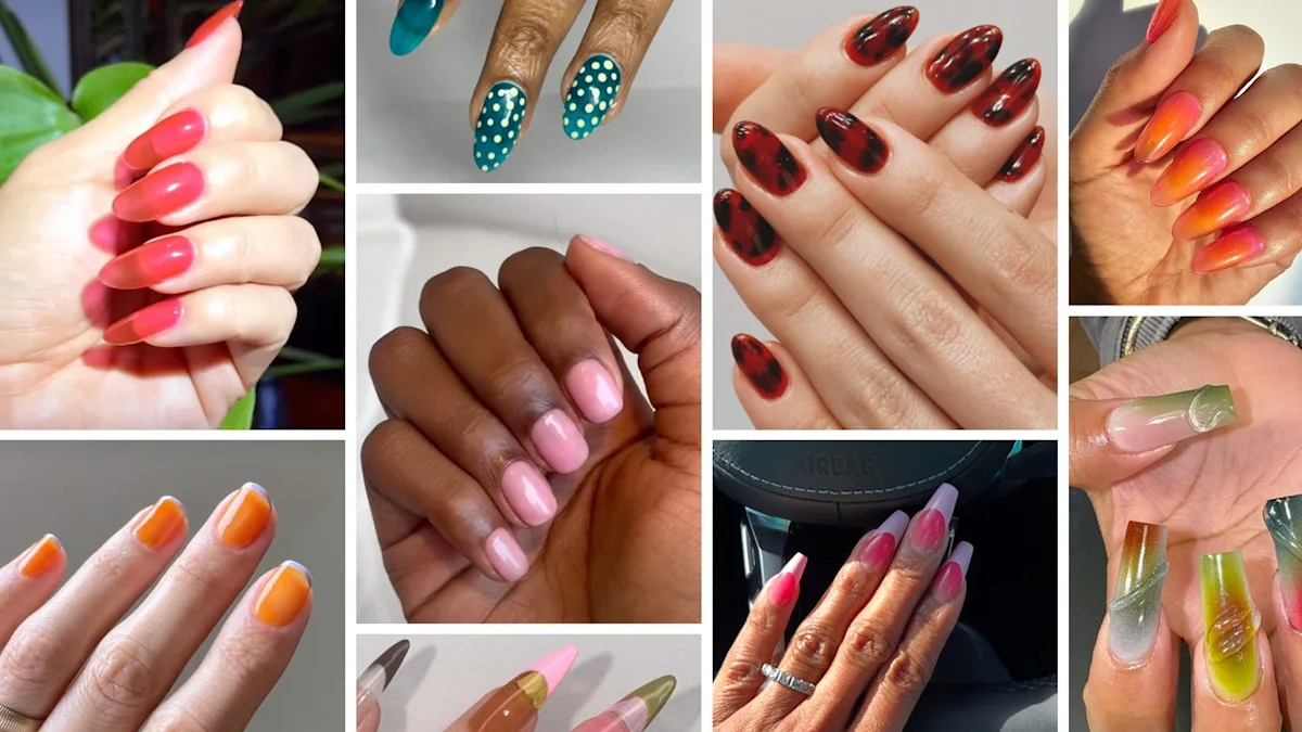 ‘Jelly Nails’ Are Blowing Up on Chinese Social Media – Here’s How to Wear the Sheer Summer Trend