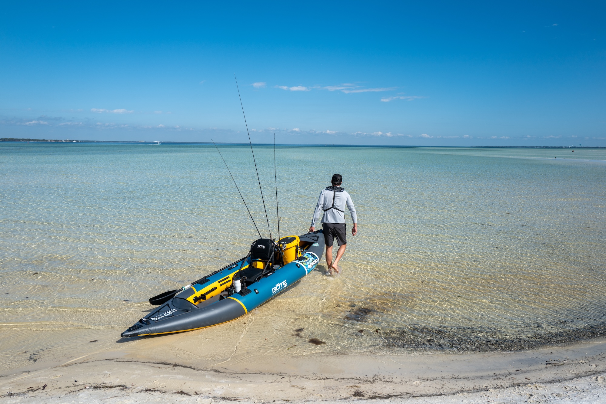 This Inflatable Fishing Kayak Packs Into a Bag But Handles Like a Boat: Meet the BOTE Argo Aero