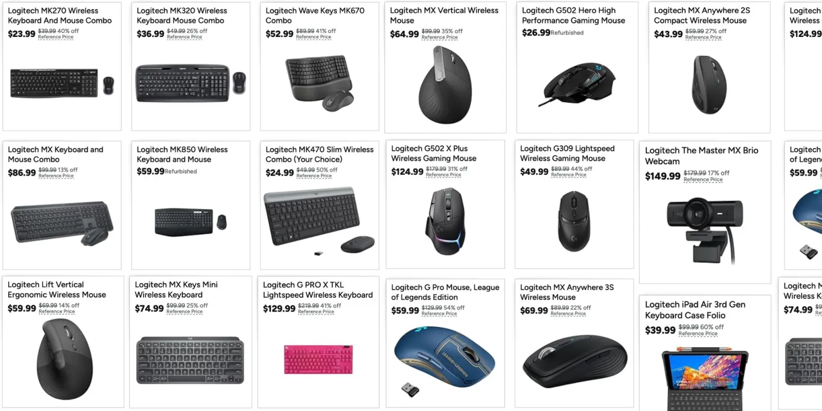 Logitech Gear From Just RM60? The Best Budget Keyboard, Mouse and Headset Deals on Woot Right Now