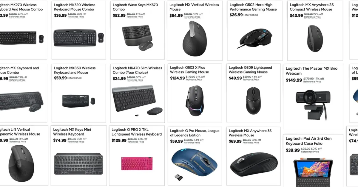 Logitech Gear From Just RM60? The Best Budget Keyboard, Mouse and Headset Deals on Woot Right Now