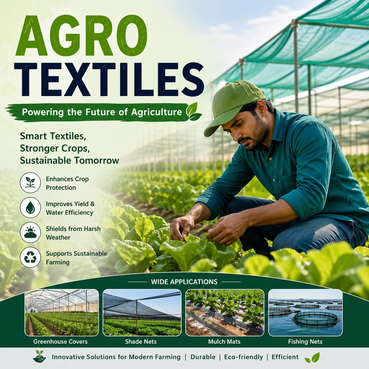 The Hidden Materials Behind Your Veggies: How Agro Textiles and Polymers Are Changing Farming