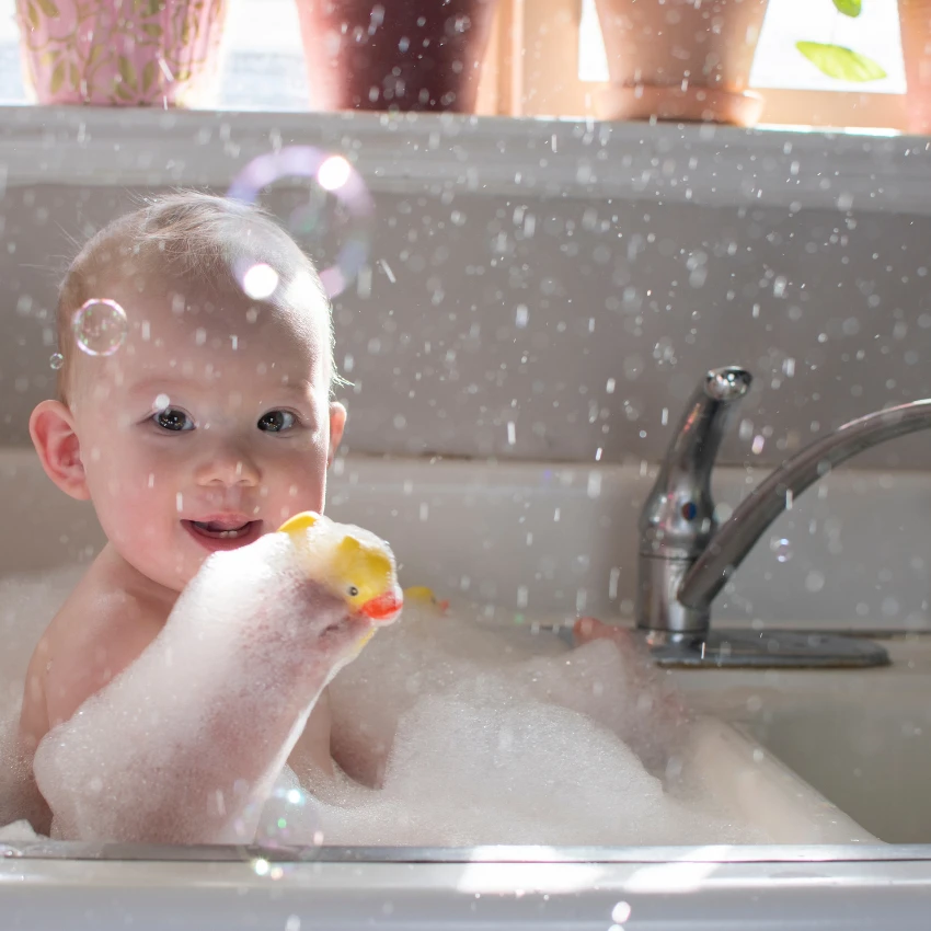 The Viral ‘Sink Bath While You Clean’ Hack Is Going Around — Here’s Why Parents Should Think Twice