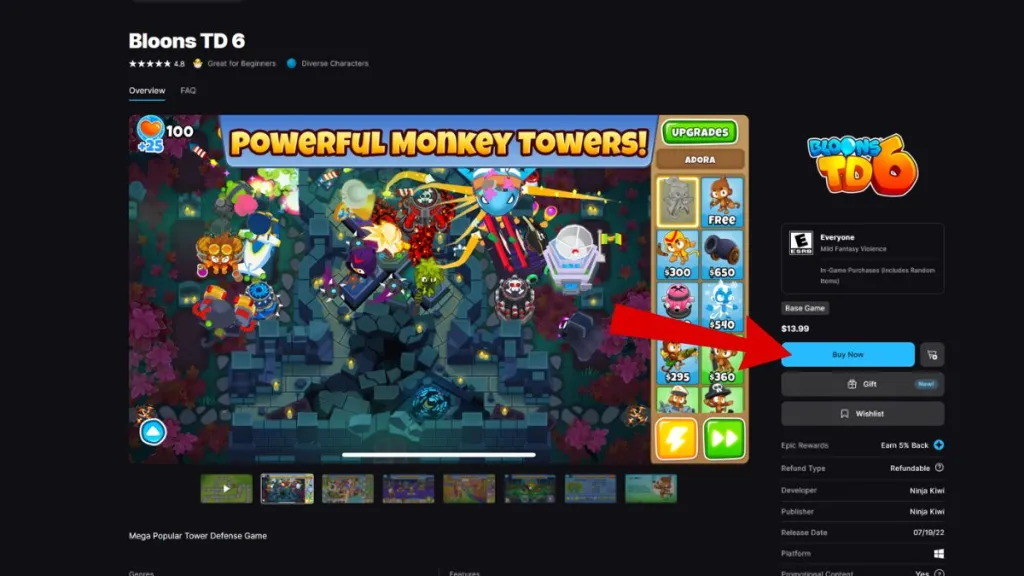 Fortnite x Bloons TD 6: How to Get the Dart Monkey Sidekick Free and Why You Can’t Rename It
