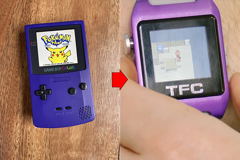 Game Boy Color On Your Wrist: Inside the Time Frog Color Retro Handheld Watch Mod