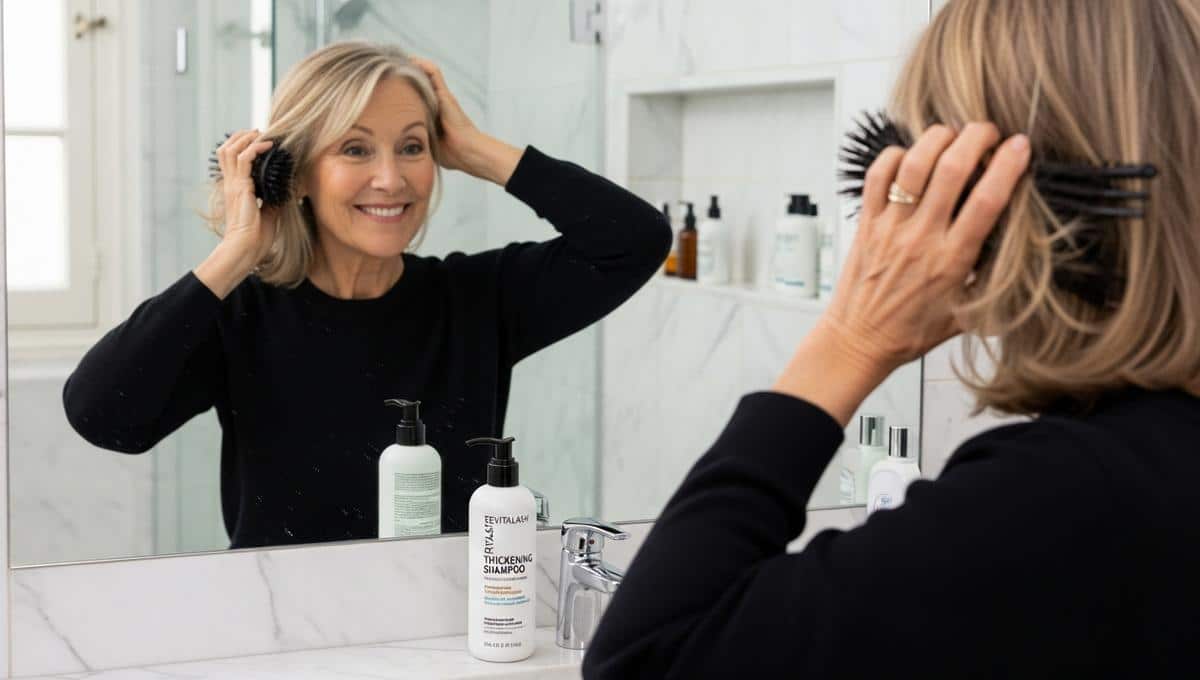 Struggling With Thinning Hair After 50? How Collagen and Thickening Shampoos Can Actually Help