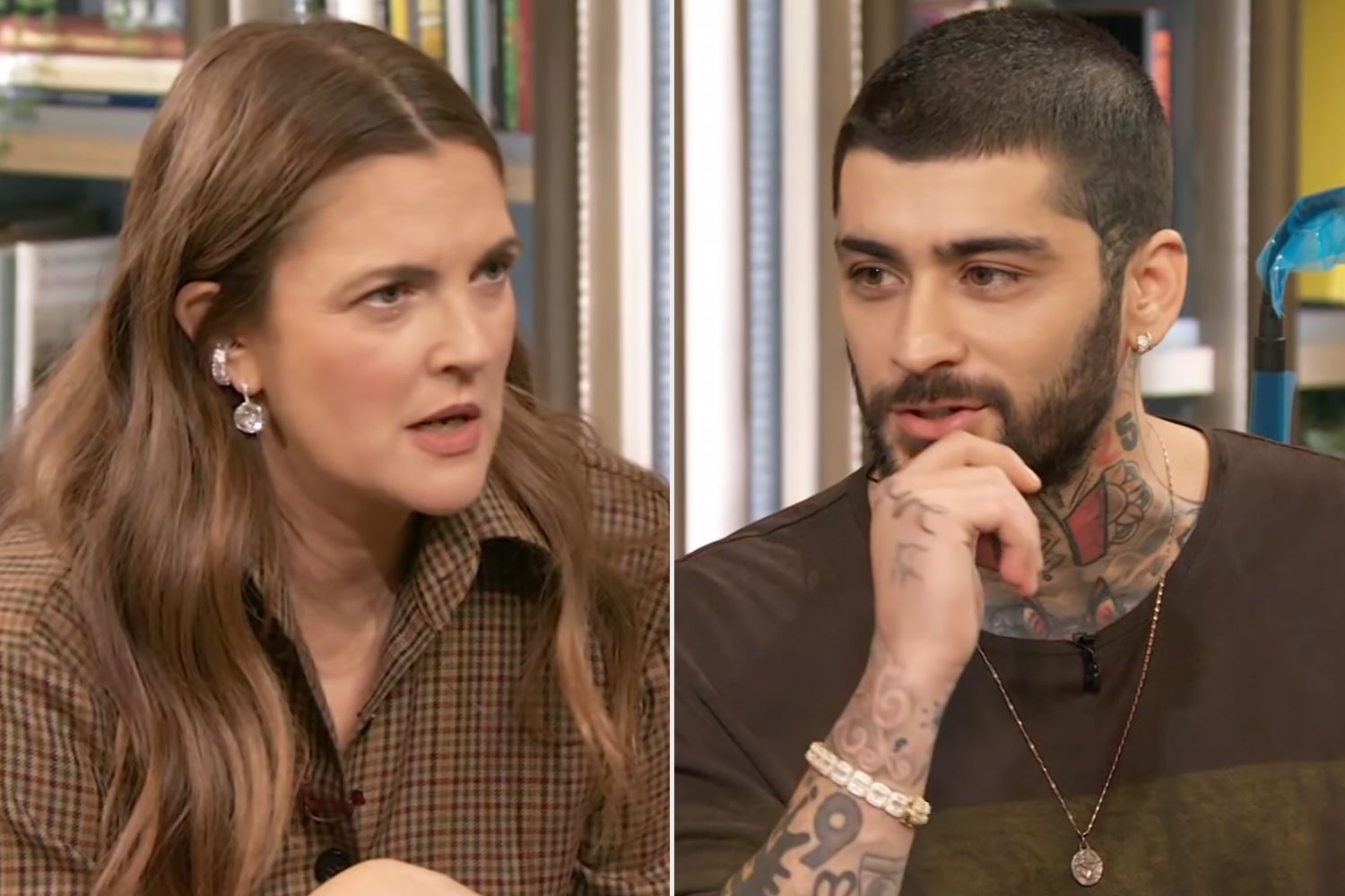 Why Drew Barrymore Getting Matching Tattoos With Zayn Malik Is Peak Modern Talk Show Chaos