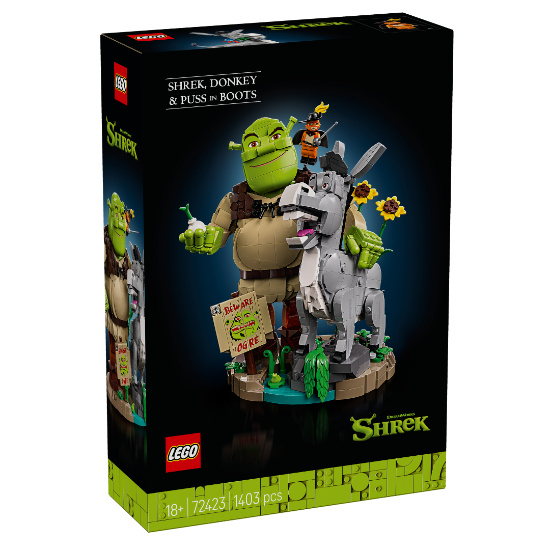 LEGO Shrek Is Finally Real: What to Know About the New Shrek, Donkey and Puss Sets