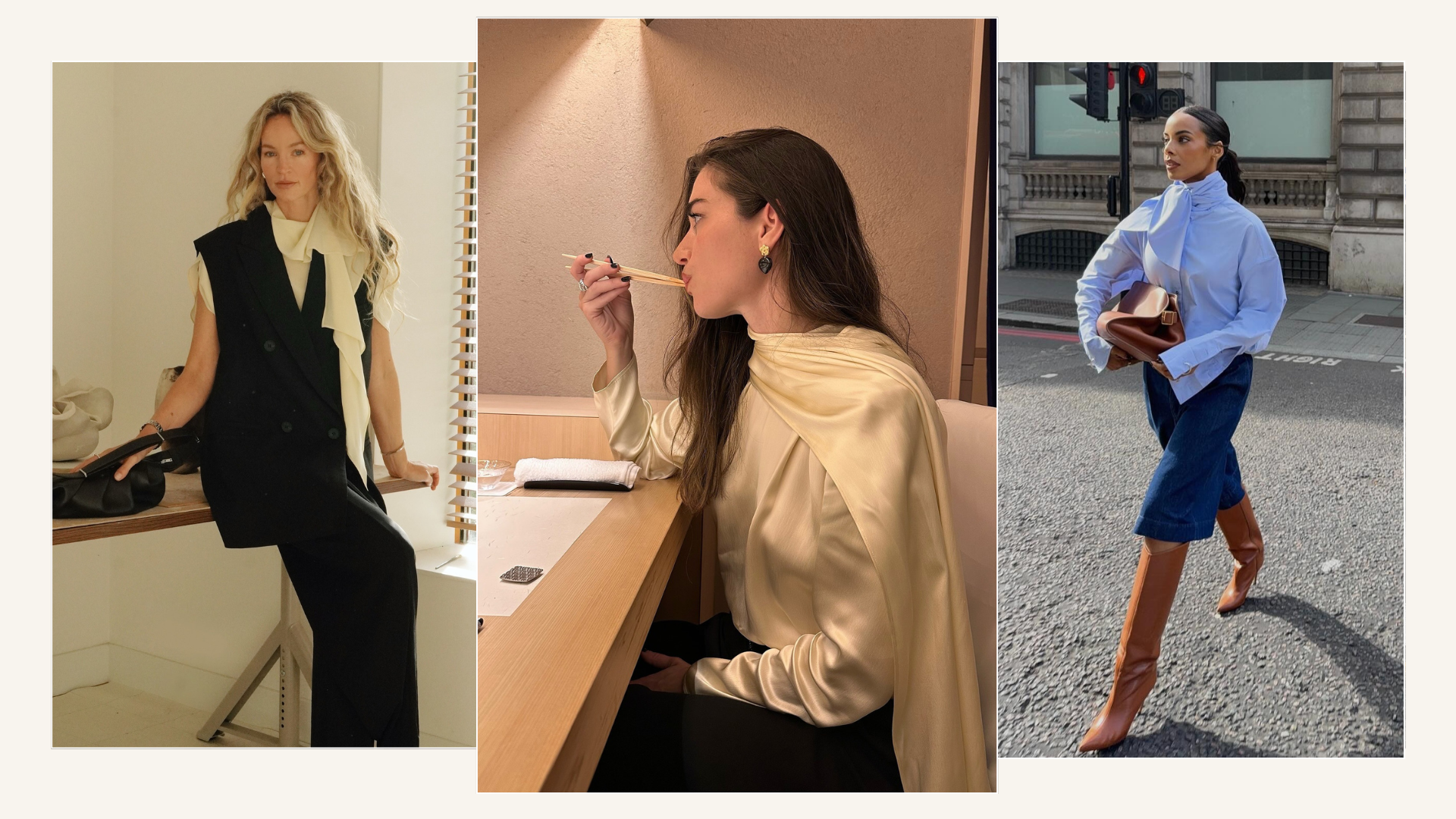The Easiest Minimalist Outfit Formula: ’90s Jeans, Simple Knitwear and One Polished Top