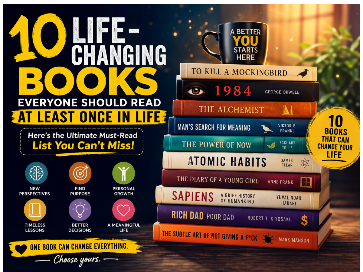 9 Books That Quietly Turbocharge Your Career and Confidence Before 30