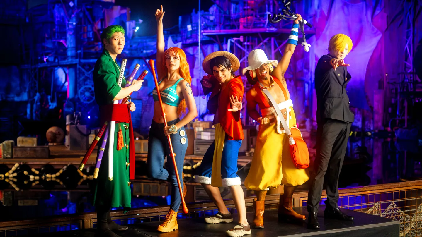 Inside Universal’s New One Piece Interactive Stunt Show: How Anime Is Rewriting Theme Park Nights