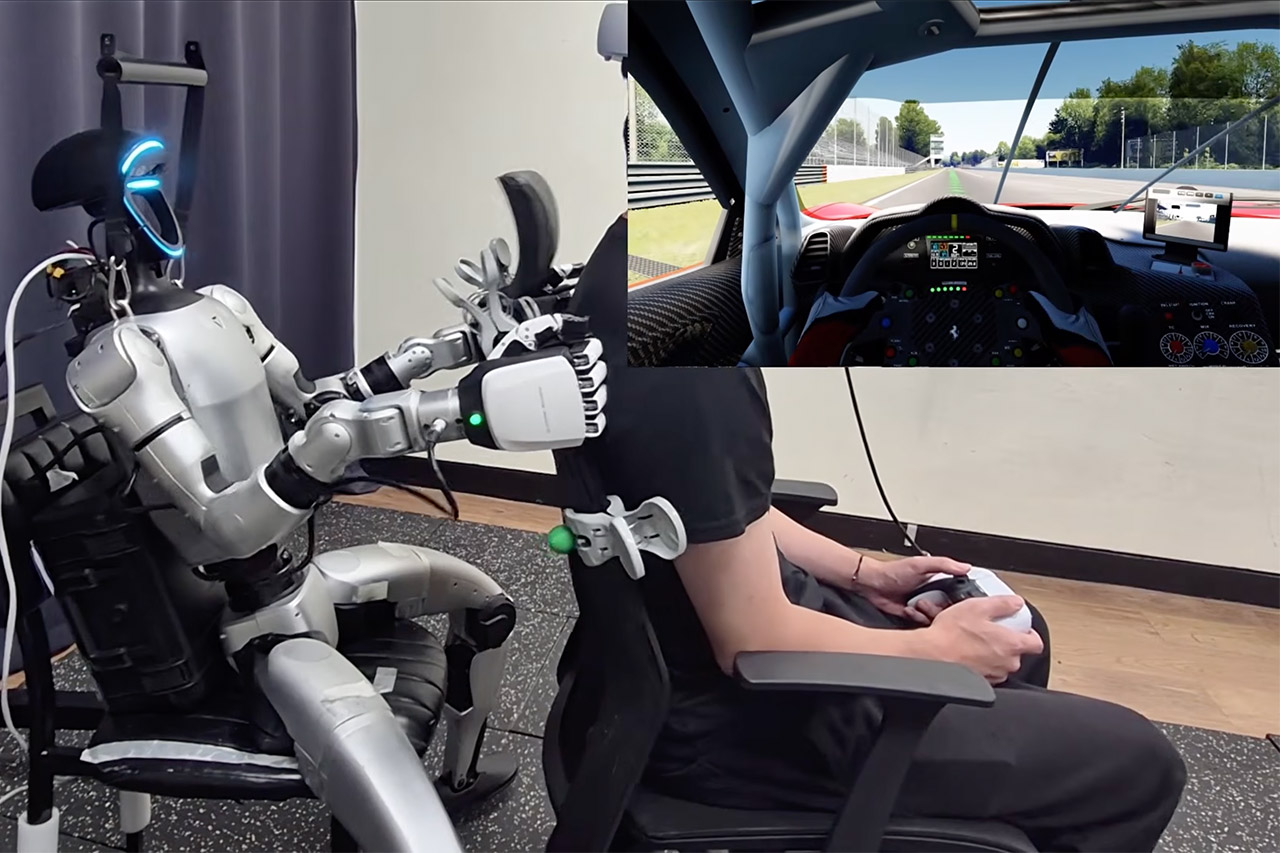 $16K Humanoid Robot Turns Everyday Chairs into High-End Racing Simulators