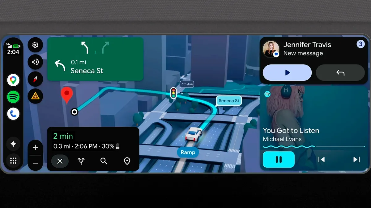 Android Auto’s Biggest Redesign Brings Material 3, Smarter Maps, and AI-Powered Driving Help