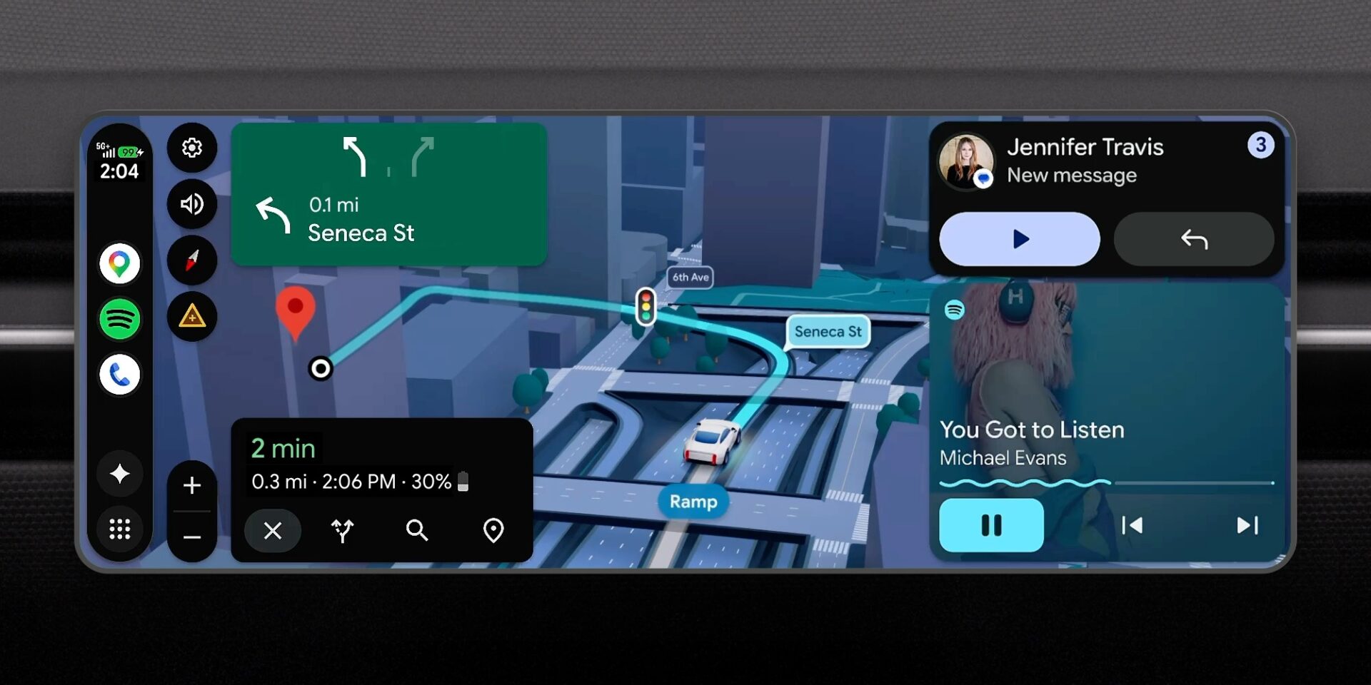 Android Auto’s Material 3 Overhaul Brings Widgets, Video, and Immersive Maps to 250 Million Cars