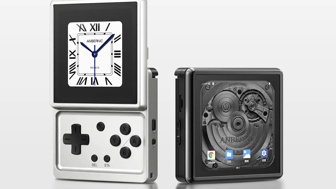 Anbernic RG Rotate Swivel Screen Handheld Debuts With Android 12 and Early-Bird Discounts