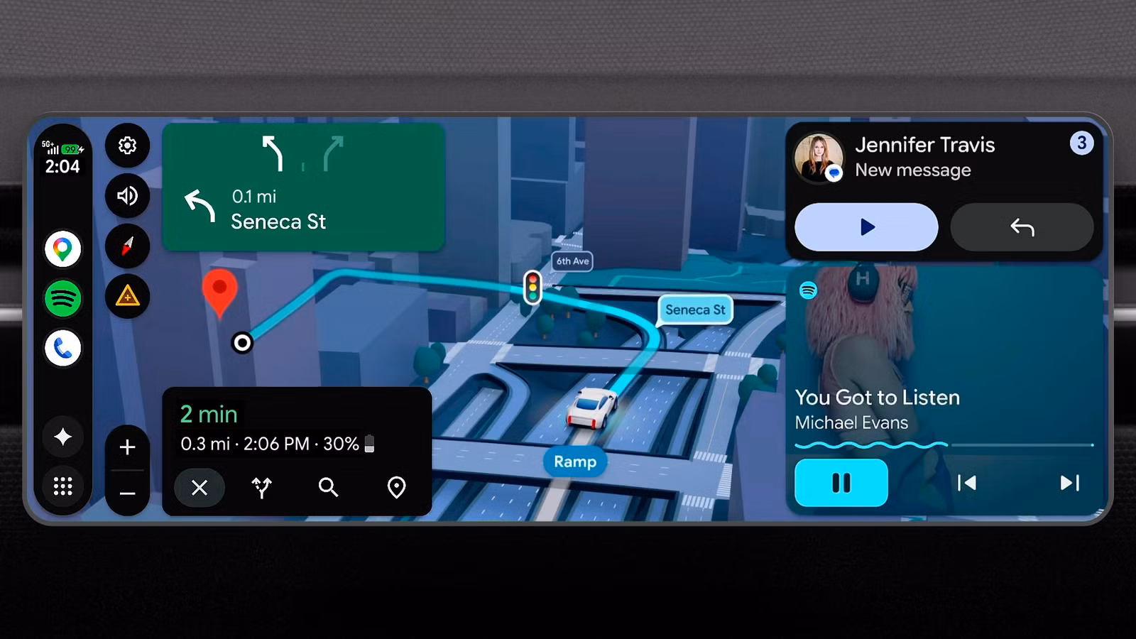 Android Auto’s Big Visual Overhaul Brings Material 3, Adaptive Dashboards, HD Video and Gemini AI