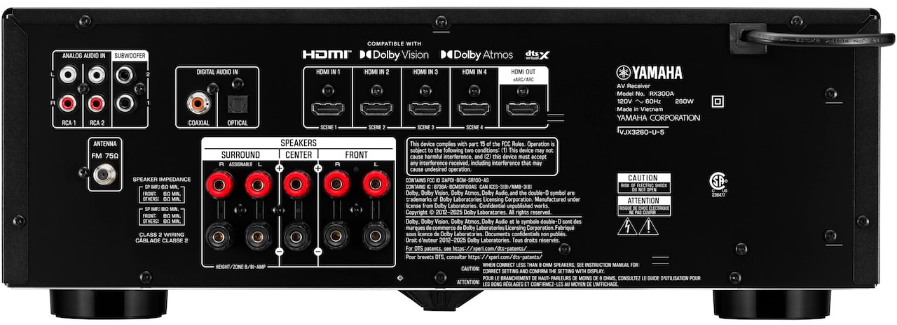 Yamaha’s RX300A and RX500A Bring Dolby Atmos and 4K/120Hz to Budget Home Theater Builders