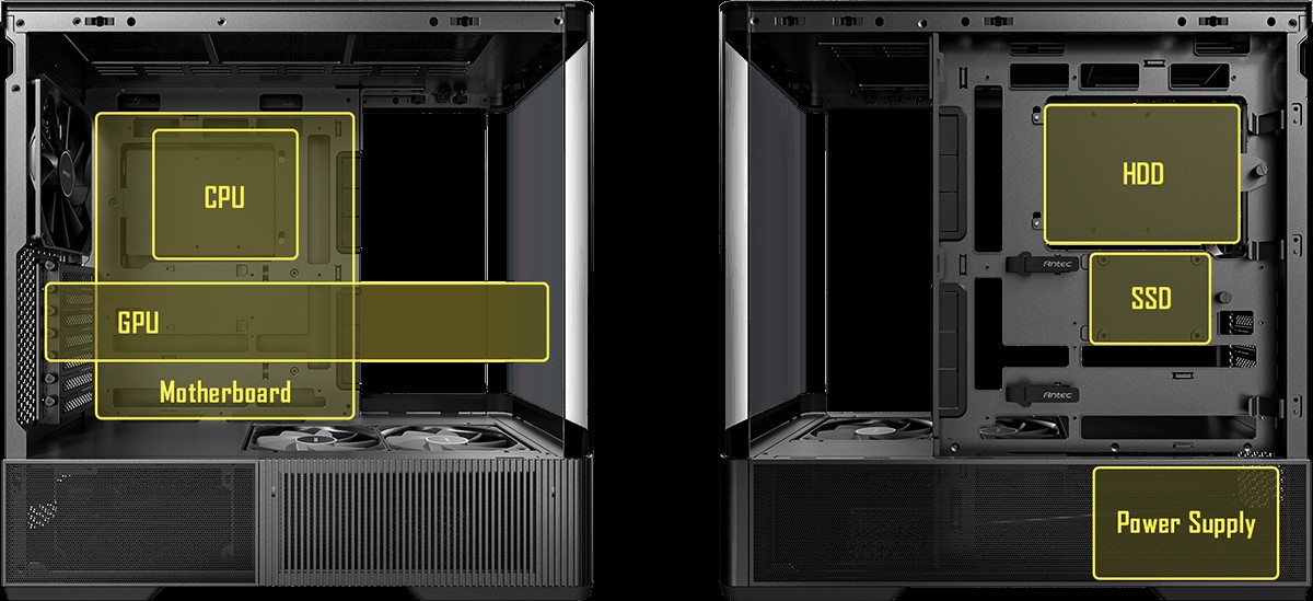 Antec C6 Curve Air Review: Triple-Sided Glass And Huge GPU Clearance For Showpiece Builds