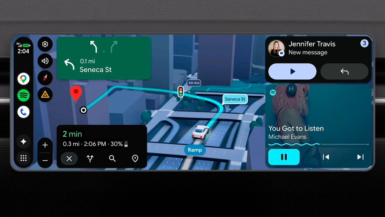 Android Auto’s Big Visual Overhaul Brings Material 3, Smarter Widgets and Video Streaming to the Dashboard