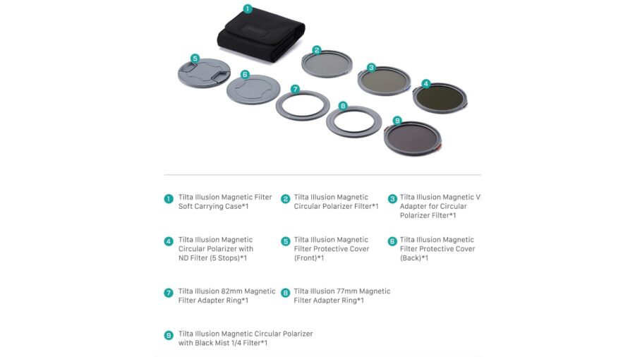 Tilta Illusion Magnetic Filter Kit: A Compact CPL, VND, and Black Mist System for Fast-Paced Shoots