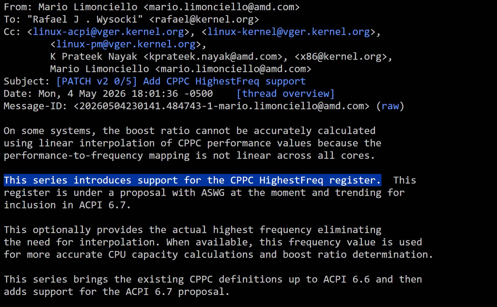 AMD’s New CPPC HighestFreq Feature Helps Windows and Linux Hit Their Fastest Cores