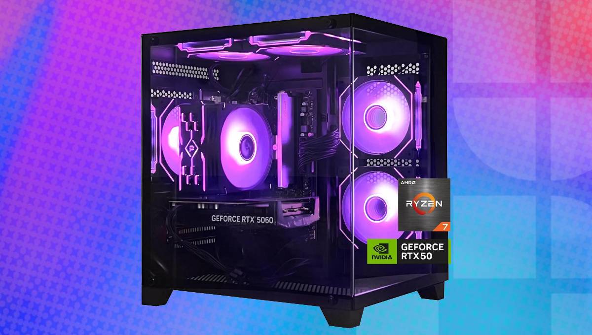 RTX 5060 Gaming PC Hits 30-Day Low Price With Extra Gift Card Bonus