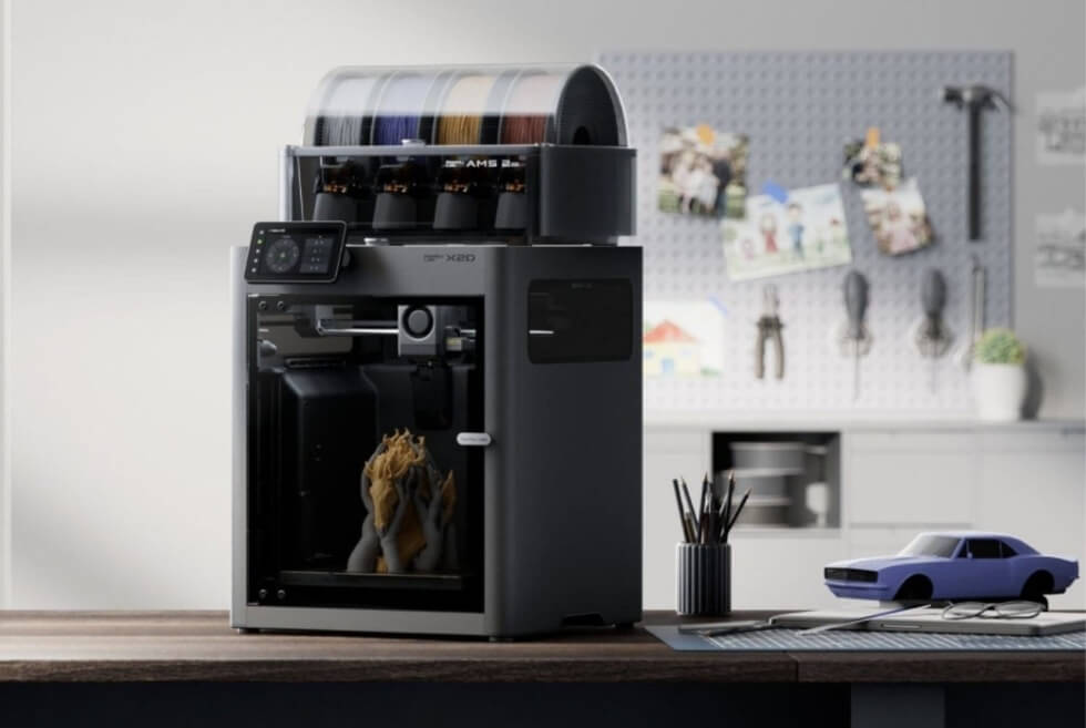 Bambu Lab X2D Brings Multicolor 3D Printing to Budget-Conscious Makers