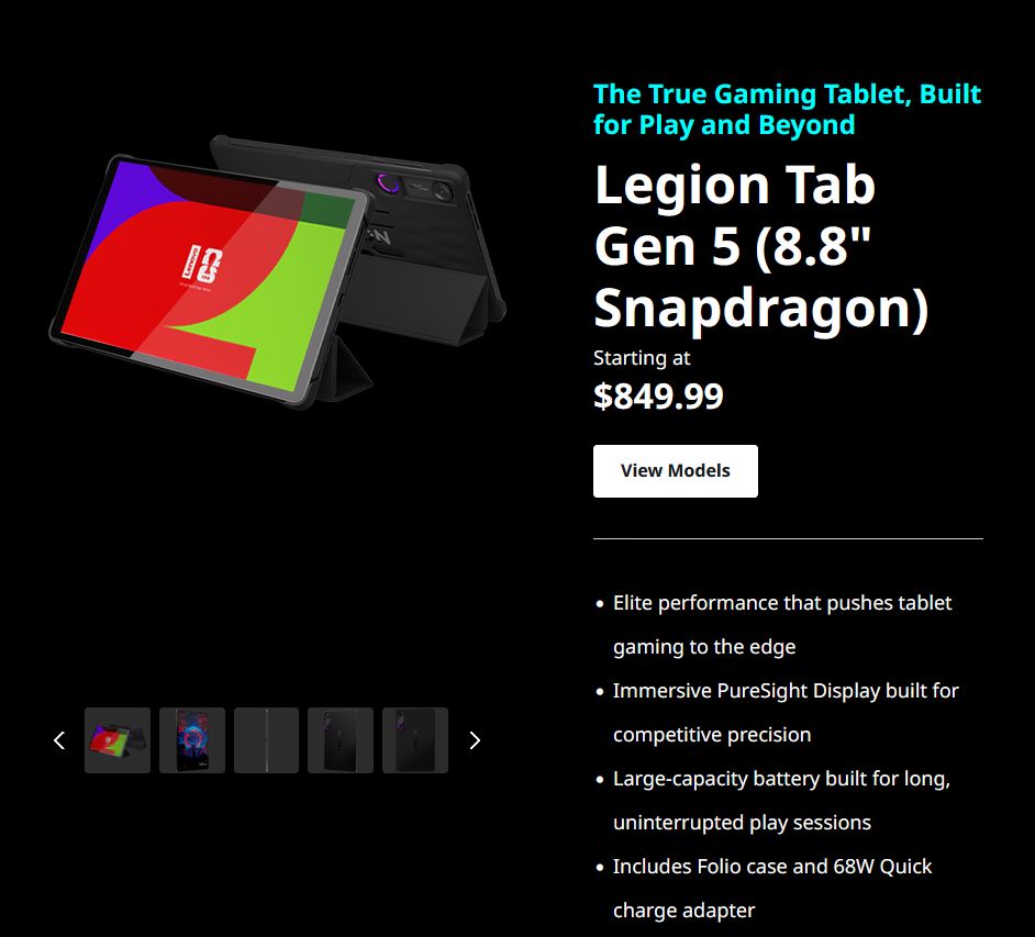 High-End Gaming Tablets Push 4K Resolution and 144Hz Displays to New Limits