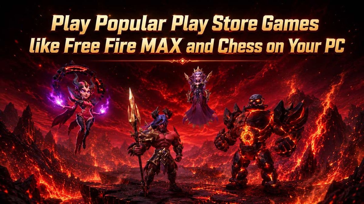 Google Play Games PC Brings Mobile Favorites Like Free Fire MAX and Chess to Desktop Screens