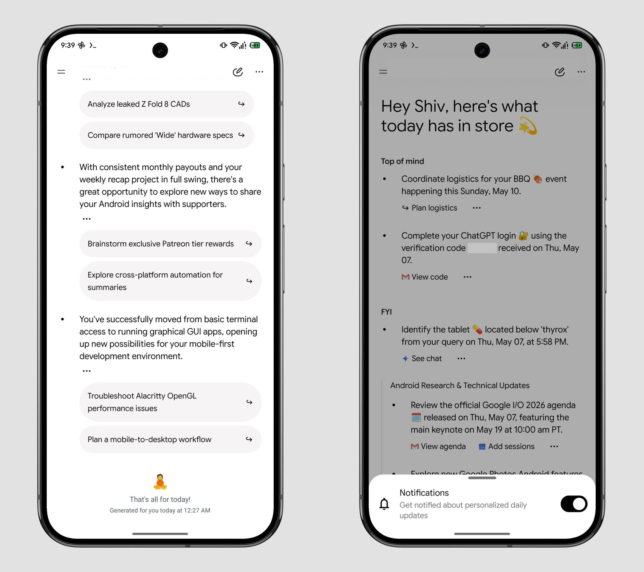 Gemini’s Daily Brief Gets a Major Makeover for Smarter, Streamlined Mornings