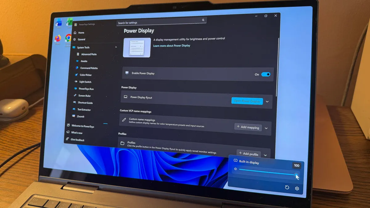Microsoft PowerToys Upgrade Puts Monitor Controls Directly on the Taskbar