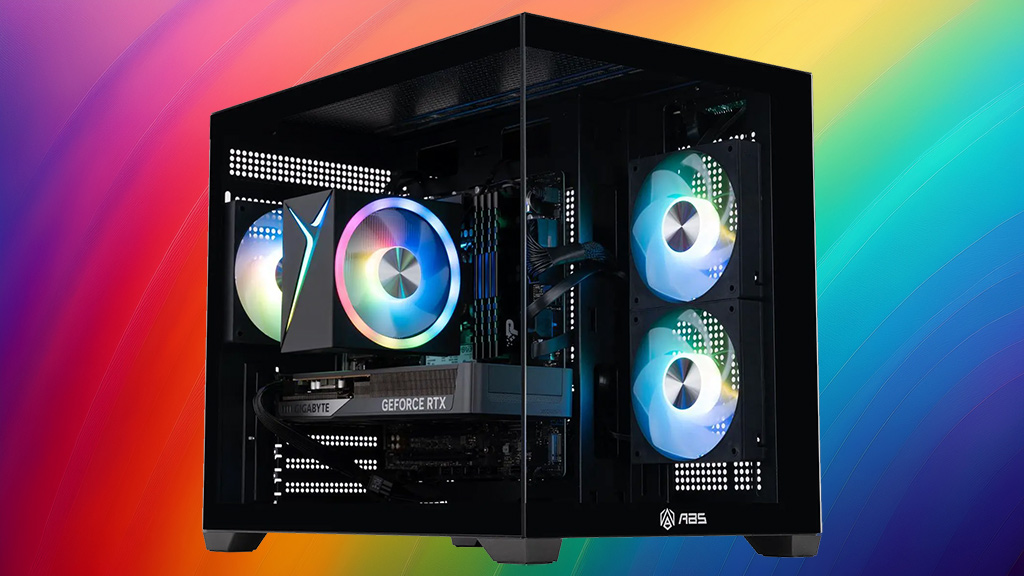Three ABS Flux II Aqua Gaming PC Deals Under src=
