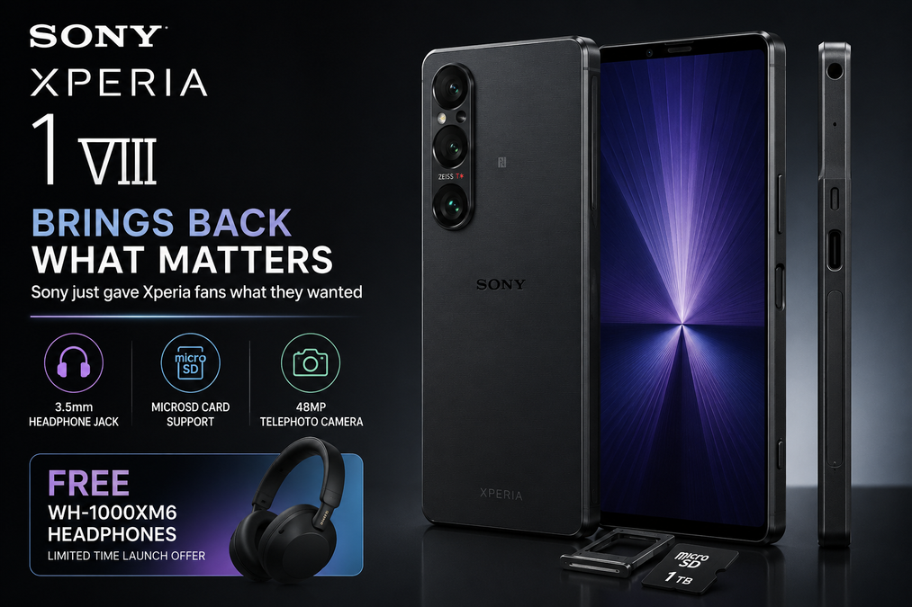 Sony Xperia 1 VIII Reclaims the Photography Flagship Crown With 48MP Telephoto and AI Camera Assistant