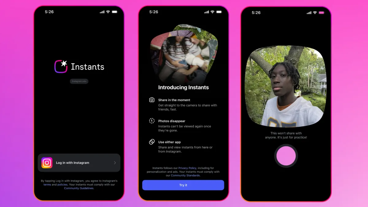 Instagram’s Instants App Pushes Raw, Disappearing Photos and More Private Social Sharing