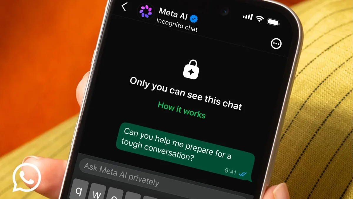 WhatsApp’s Incognito Chat Mode Keeps Your Meta AI Conversations Truly Private