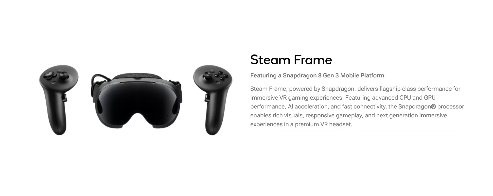 Valve’s Steam Frame VR Headset: What a Snapdragon Chip Means for Wireless Gaming