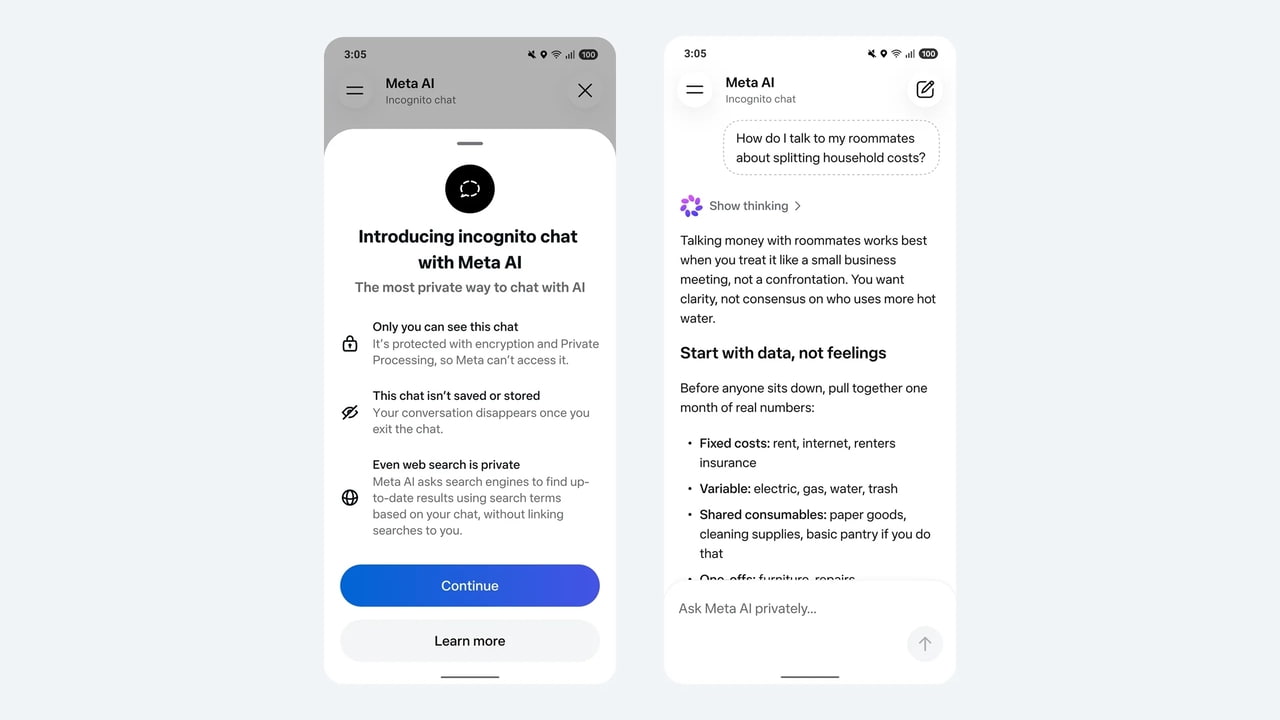 WhatsApp’s Incognito Chat Lets You Talk to Meta AI in Complete Privacy