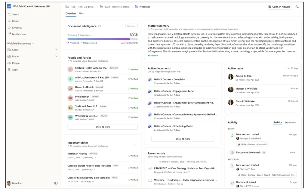 NetDocuments' Legal Context Graph Turns DMS Into Intelligent Legal Knowledge Infrastructure