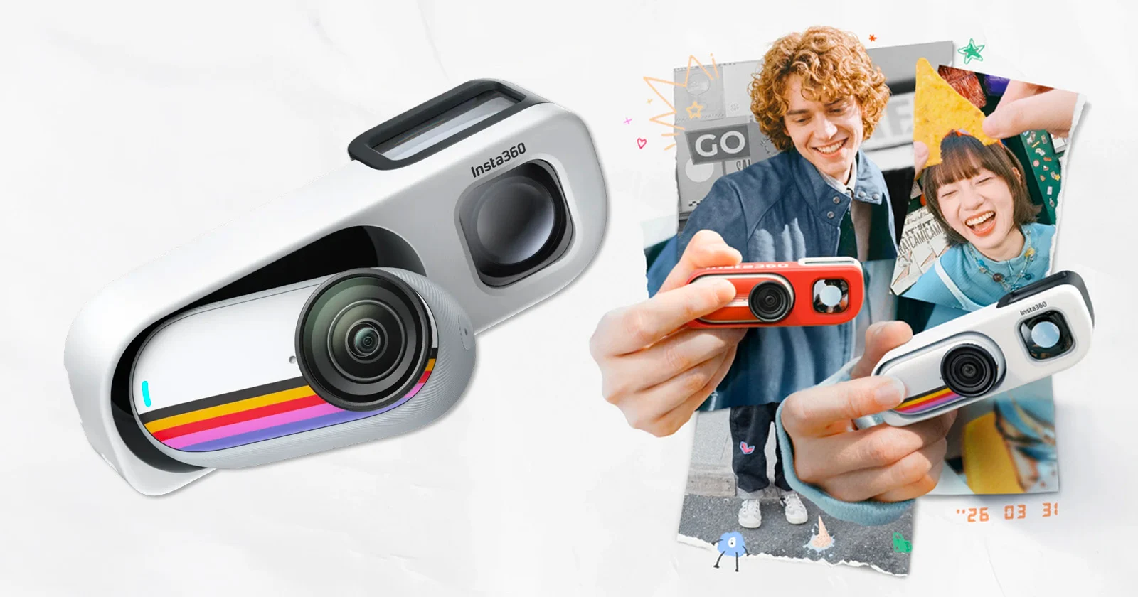Insta360 Go 3S Retro Bundle Ditches the Screen for a Waist-Level View