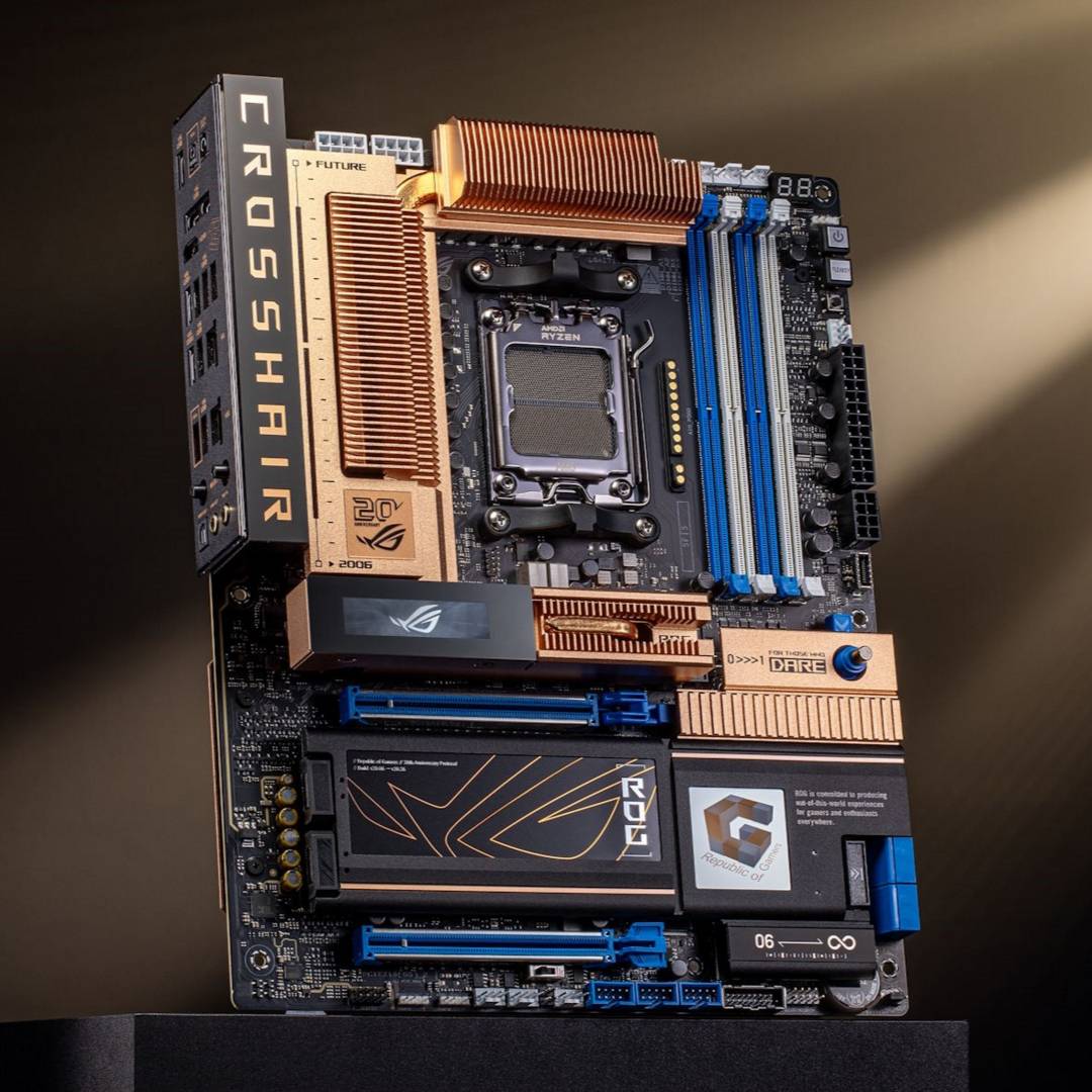 ASUS ROG Crosshair 2006 Motherboard Review: Retro Style, X870E Muscle