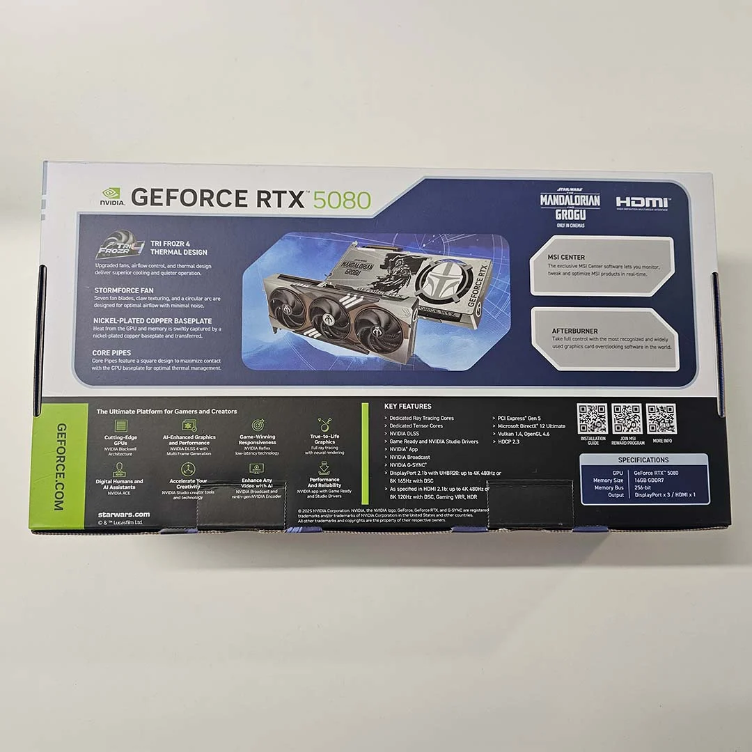MSI’s Mandalorian RTX 5080 Unboxing: Premium Design Meets Star Wars Fandom