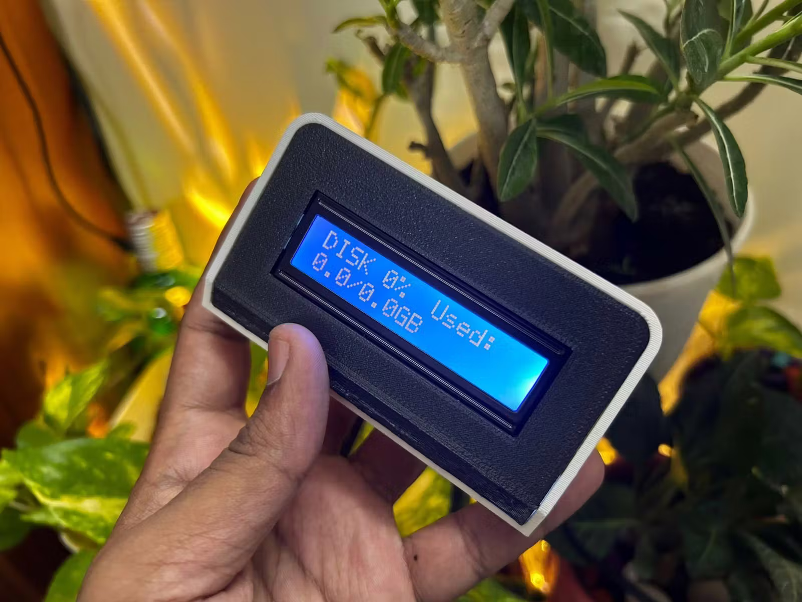 Build Your Own PC Performance Monitor with ESP32 and a 16x2 LCD Display