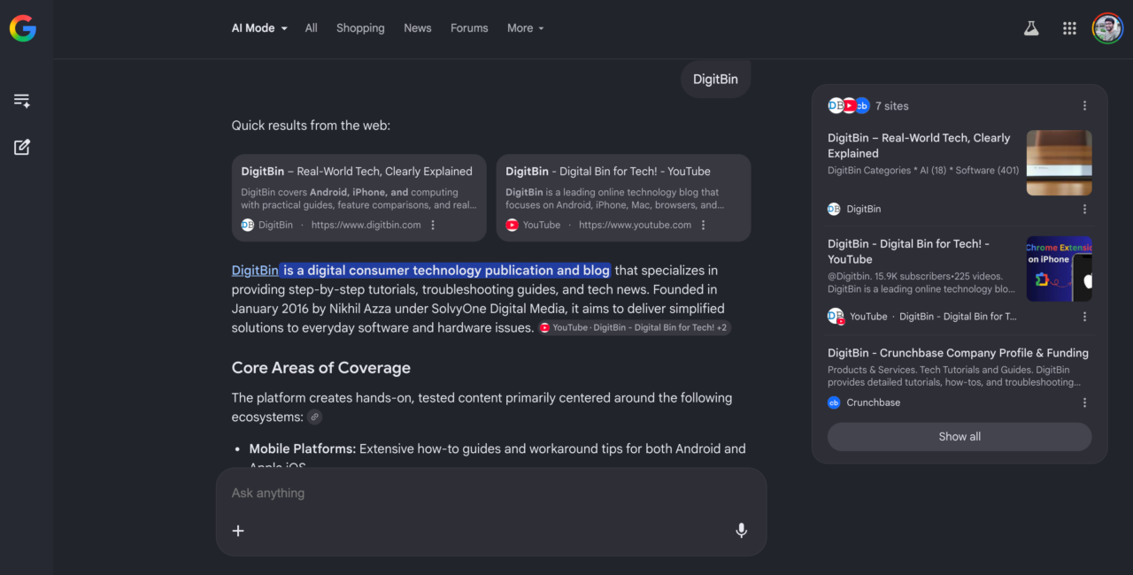 I Switched to Google AI Mode Search for a Week—Here’s What Actually Changed