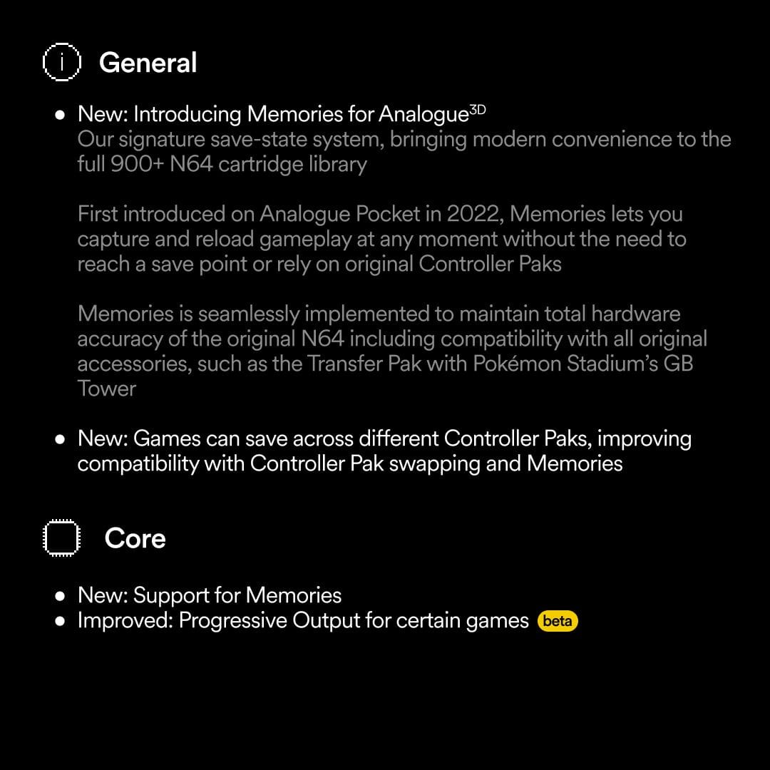 Analogue 3D Finally Gets Save States: A New Era For N64 Purists