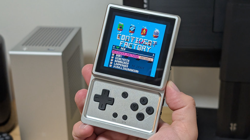 Anbernic RG Rotate Brings a Swivel-Screen Twist to Affordable Retro Gaming