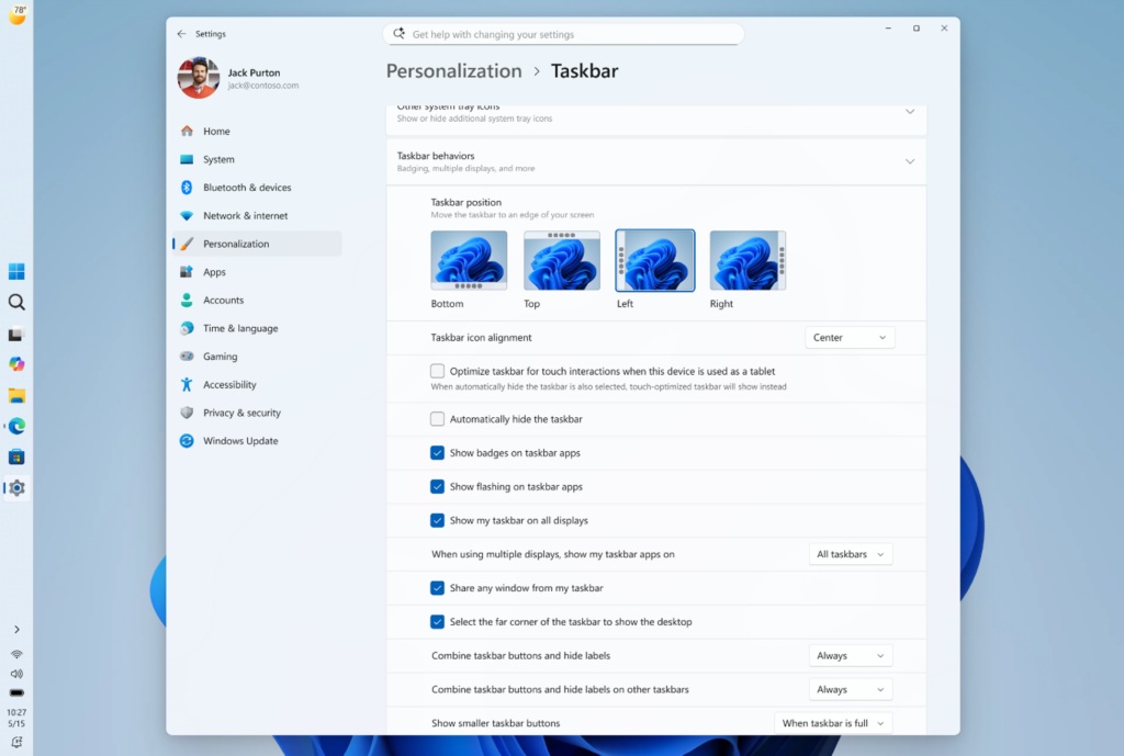 Windows 11 Finally Lets You Move the Taskbar — And Deeply Tweak the Start Menu