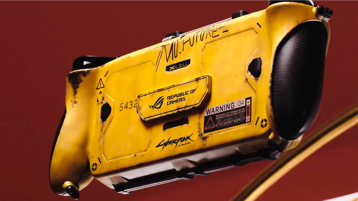 ASUS and AK Studio Turn the ROG Ally X Into a Cyberpunk 2077 Art Piece