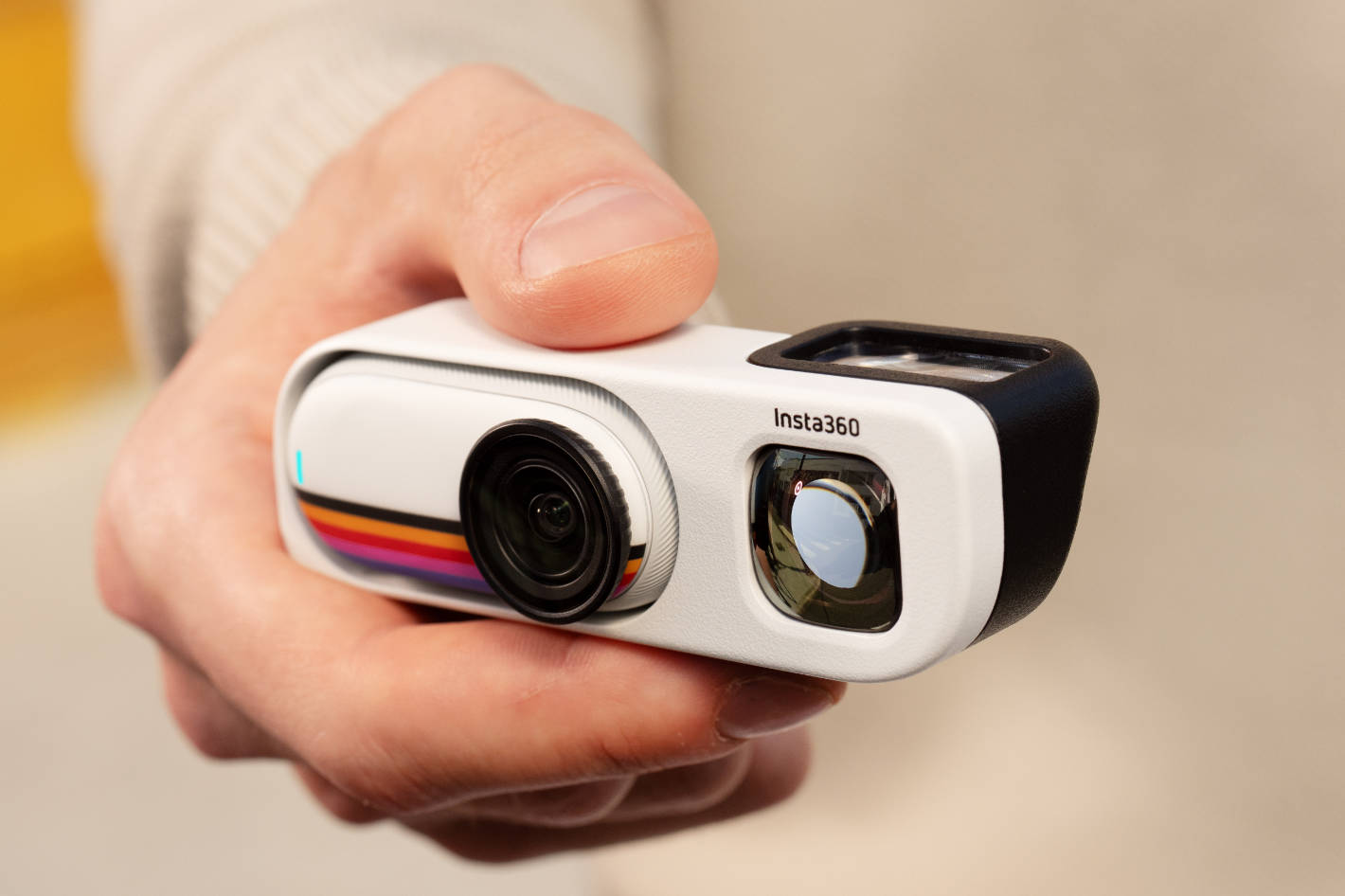 Insta360’s Retro Viewfinder Gives Tiny Action Cams a Waist-Level Film Camera Soul