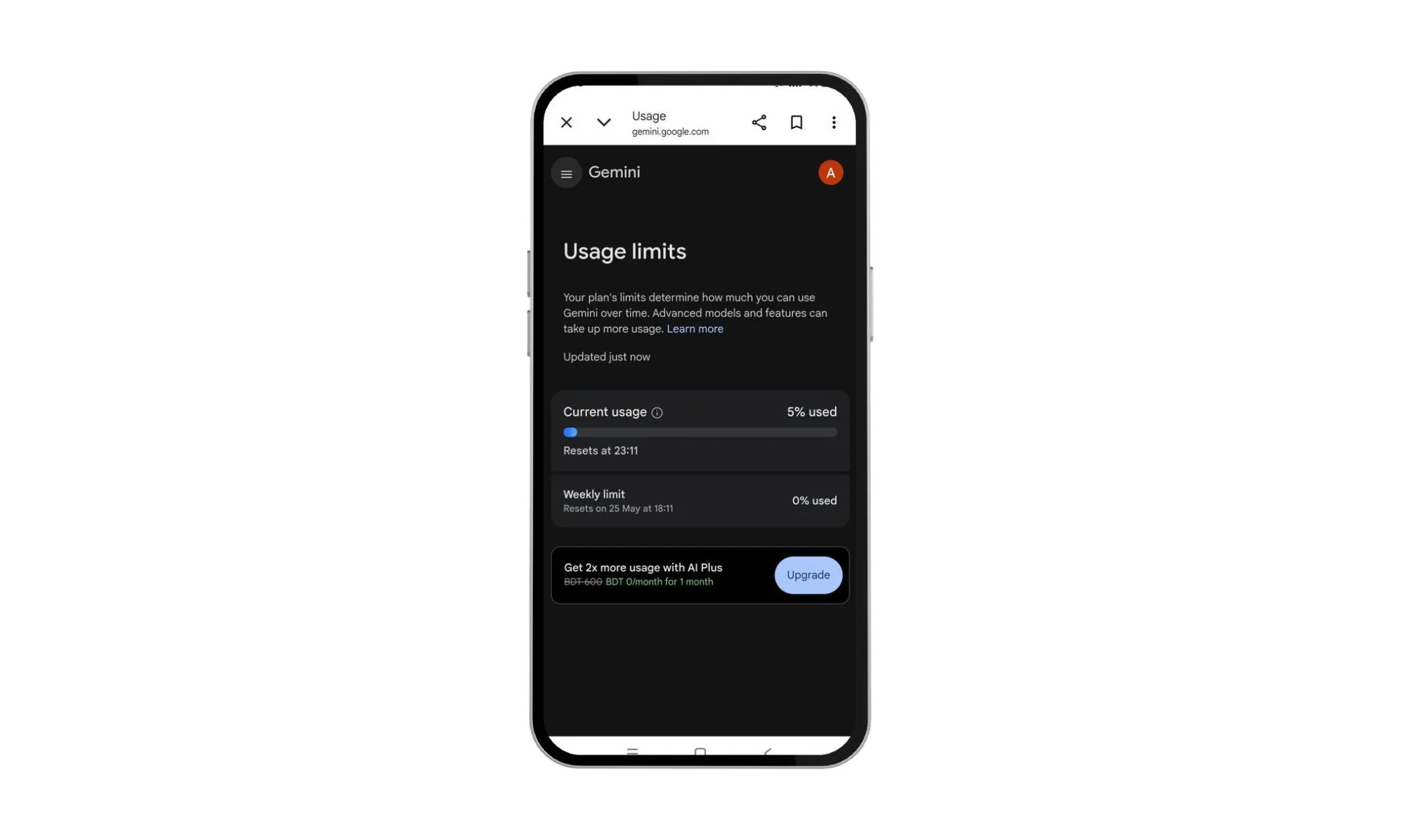 Google’s Gemini Free Tier Is Quietly Moving to Weekly Limits